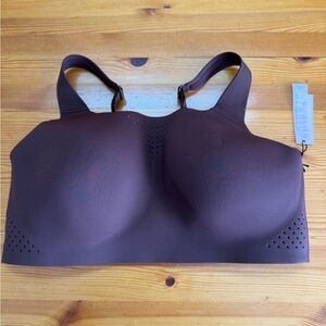 Victoria's Secret VSX Featherweight Max High Impact Sports Bra chocolate brown